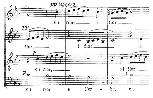 Accollatura example 1