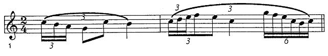 Irregular turns with mixed formations