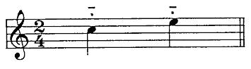 Mezzo appoggiato example 1