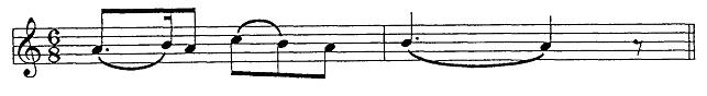 Portamento tie example 1