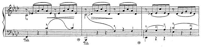 Portamento tie example 2