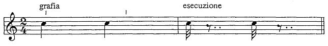 Staccatissimo example 1